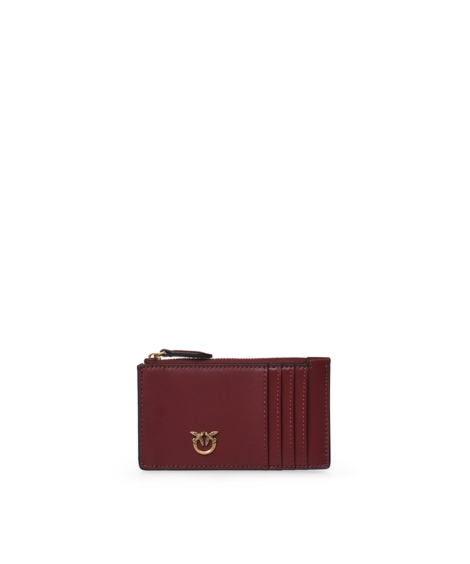Porta carte con zip in pelle 100251 A0F1WW5Q PINKO 