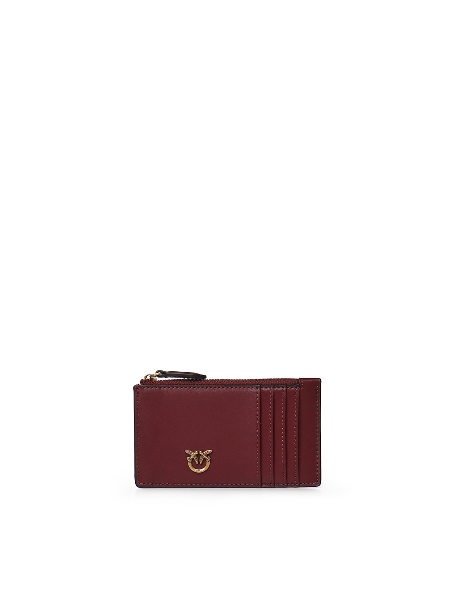 Porta carte con zip in pelle 100251 A0F1WW5Q PINKO 