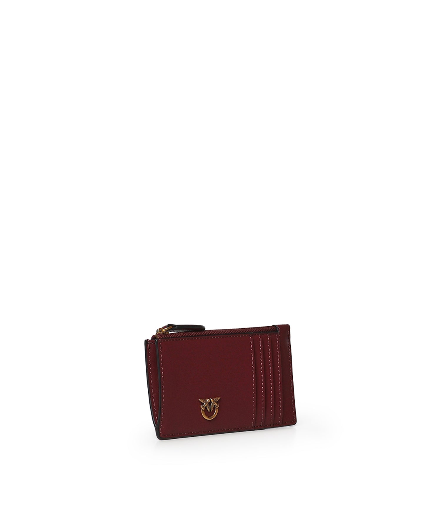 Porta carte con zip in pelle 100251 A0F1WW5Q PINKO 