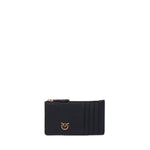 Porta carte con zip in pelle 100251 A0F1Z99Q PINKO 