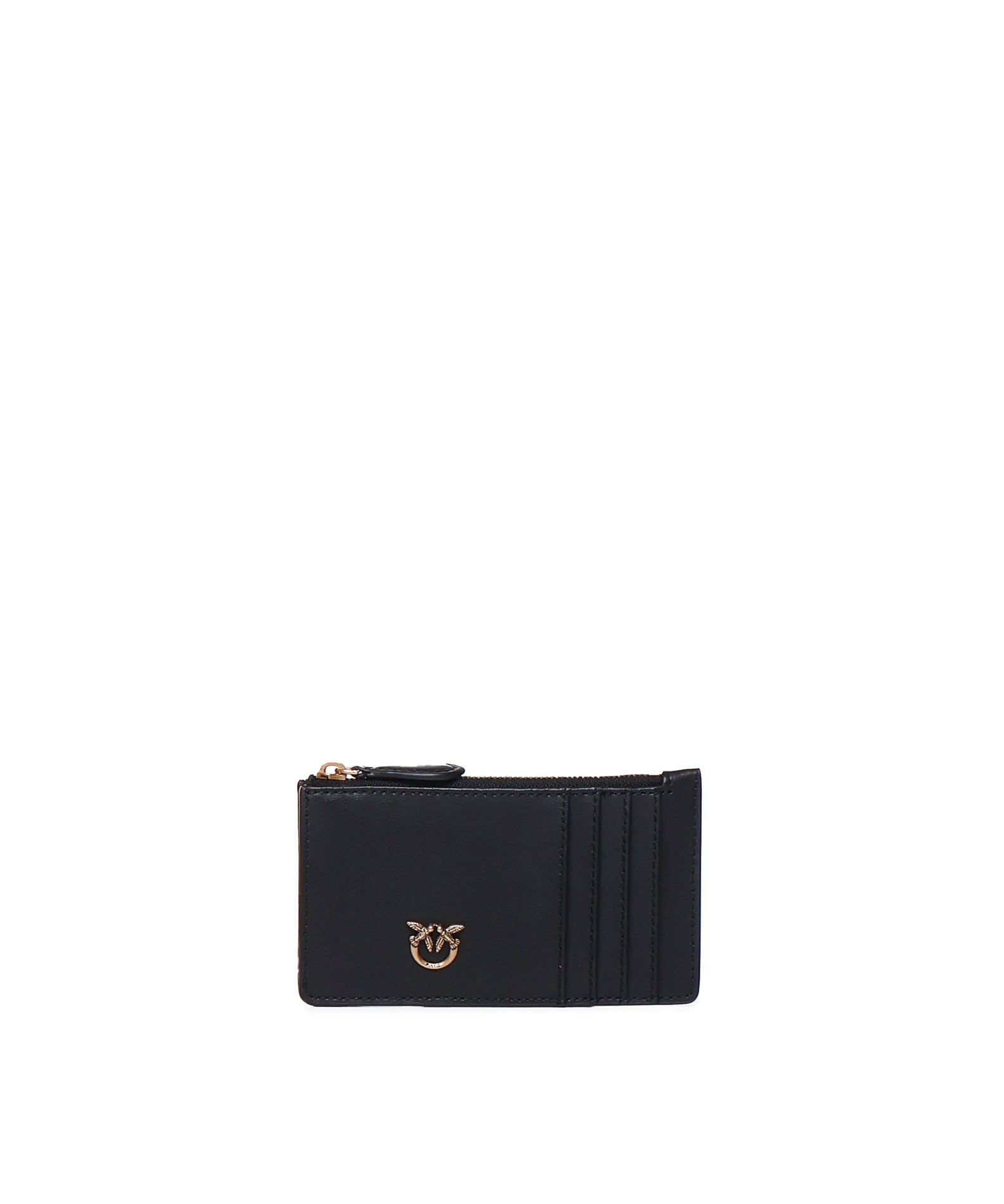 Porta carte con zip in pelle 100251 A0F1Z99Q PINKO 