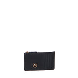 Porta carte con zip in pelle 100251 A0F1Z99Q PINKO 