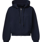 Felpa con zip in cotone 100938 A3HTF92 PINKO 