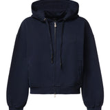 Felpa con zip in cotone 100938 A3HTF92 PINKO 