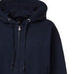Felpa con zip in cotone 100938 A3HTF92 PINKO 
