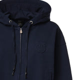 Felpa con zip in cotone 100938 A3HTF92 PINKO 
