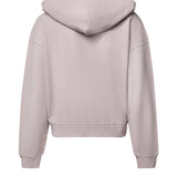 Felpa con zip in cotone 100938 A3HTO06 PINKO 