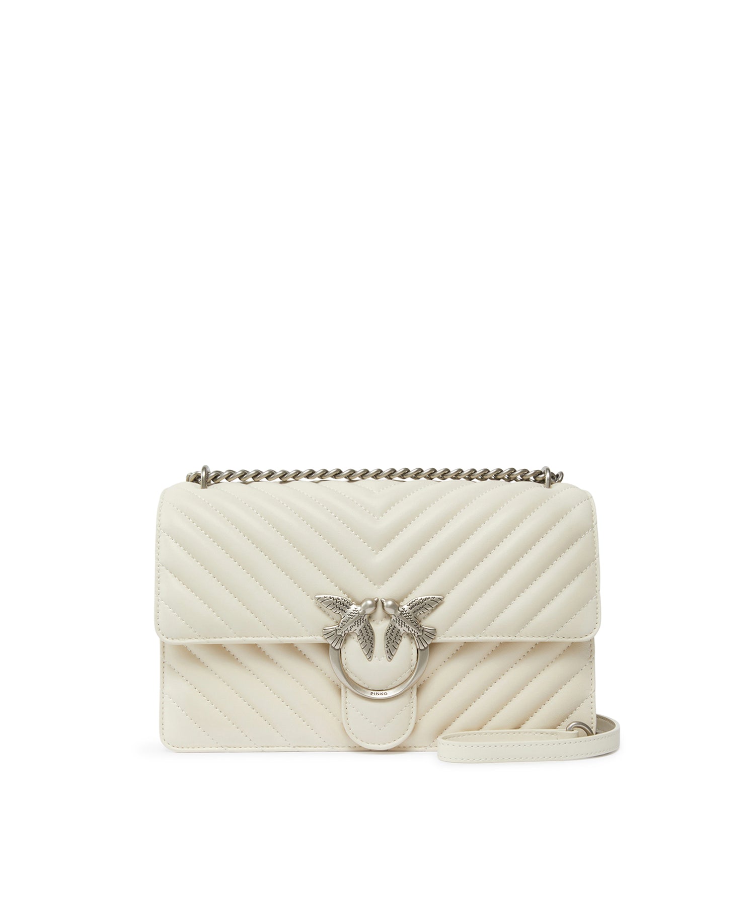Borsa media a tracolla Love Bag One Chevron 100941 A0GKZ14O PINKO 