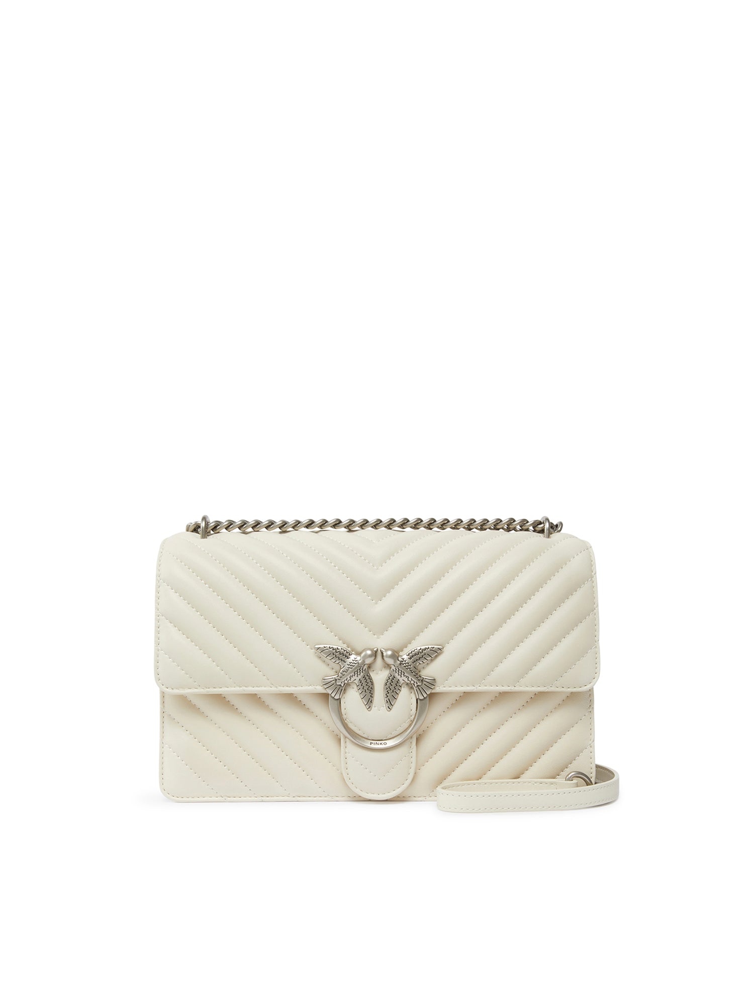 Borsa media a tracolla Love Bag One Chevron 100941 A0GKZ14O PINKO 