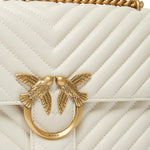 Borsa media a tracolla Love Bag One Chevron 100941 A0GKZ14Q PINKO 