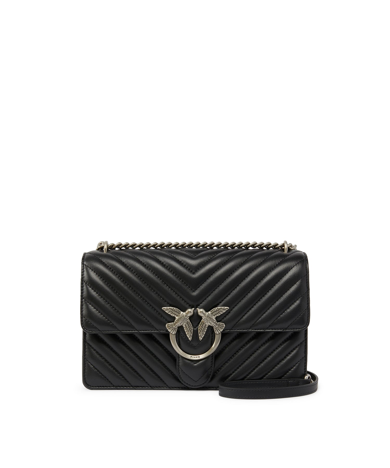 Borsa media a tracolla Love Bag One Chevron 100941 A0GKZ99O PINKO 