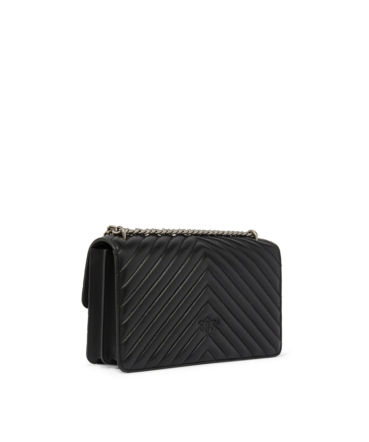 Borsa media a tracolla Love Bag One Chevron 100941 A0GKZ99O PINKO 