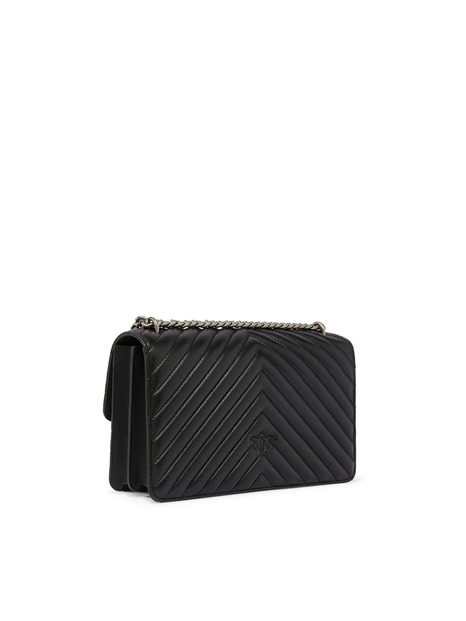 Borsa media a tracolla Love Bag One Chevron 100941 A0GKZ99O PINKO 