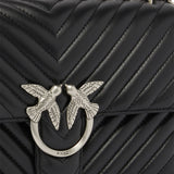Borsa media a tracolla Love Bag One Chevron 100941 A0GKZ99O PINKO 