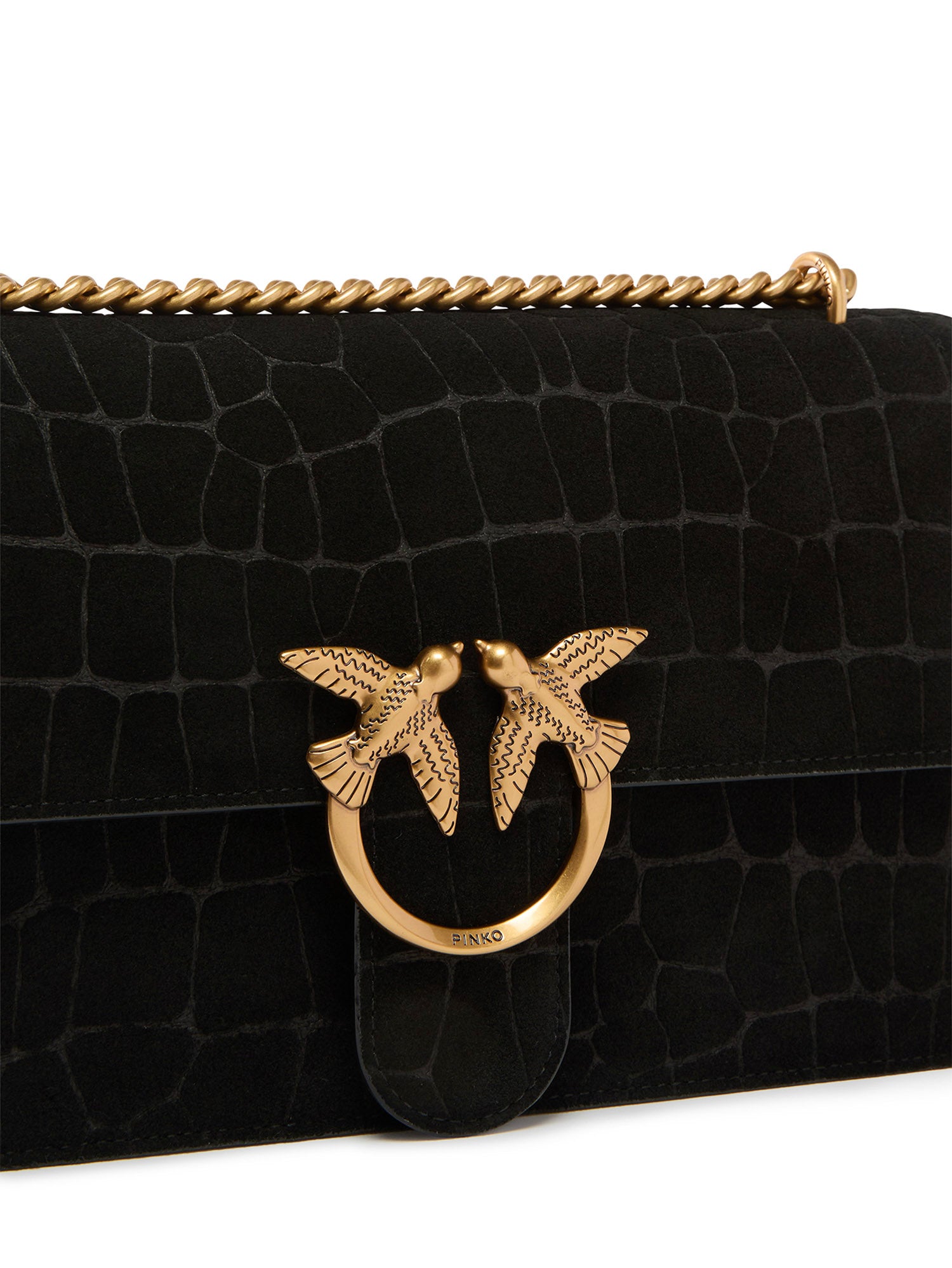 Borsa media a tracolla Love Bag One Chevron 100941 A0GKZ99Q PINKO 