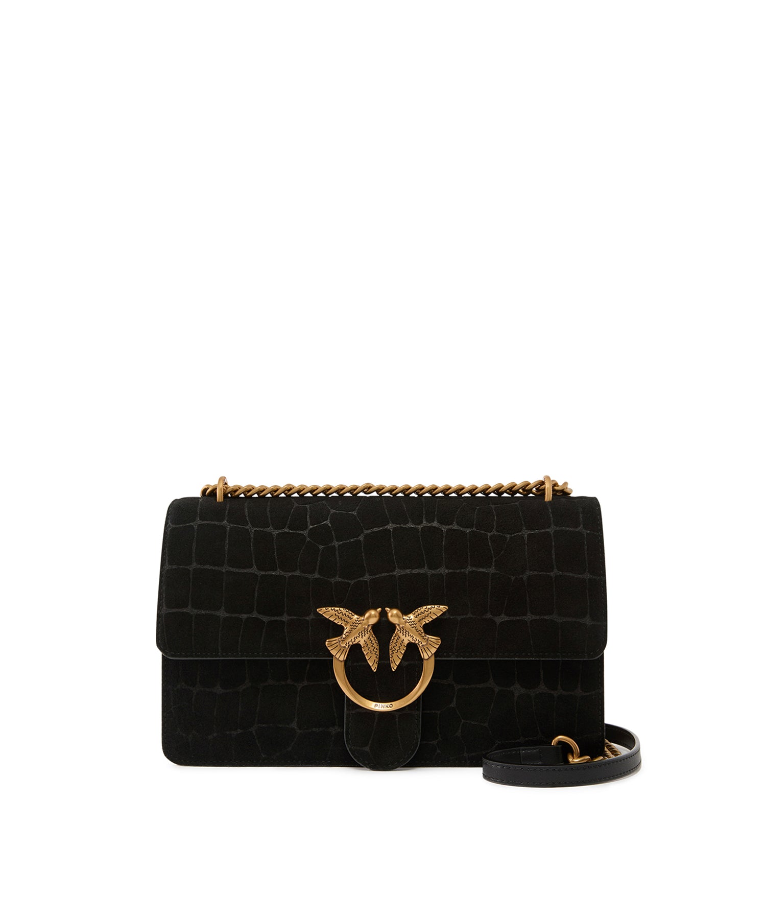 Borsa media a tracolla Love Bag One Chevron 100941 A0GKZ99Q PINKO 