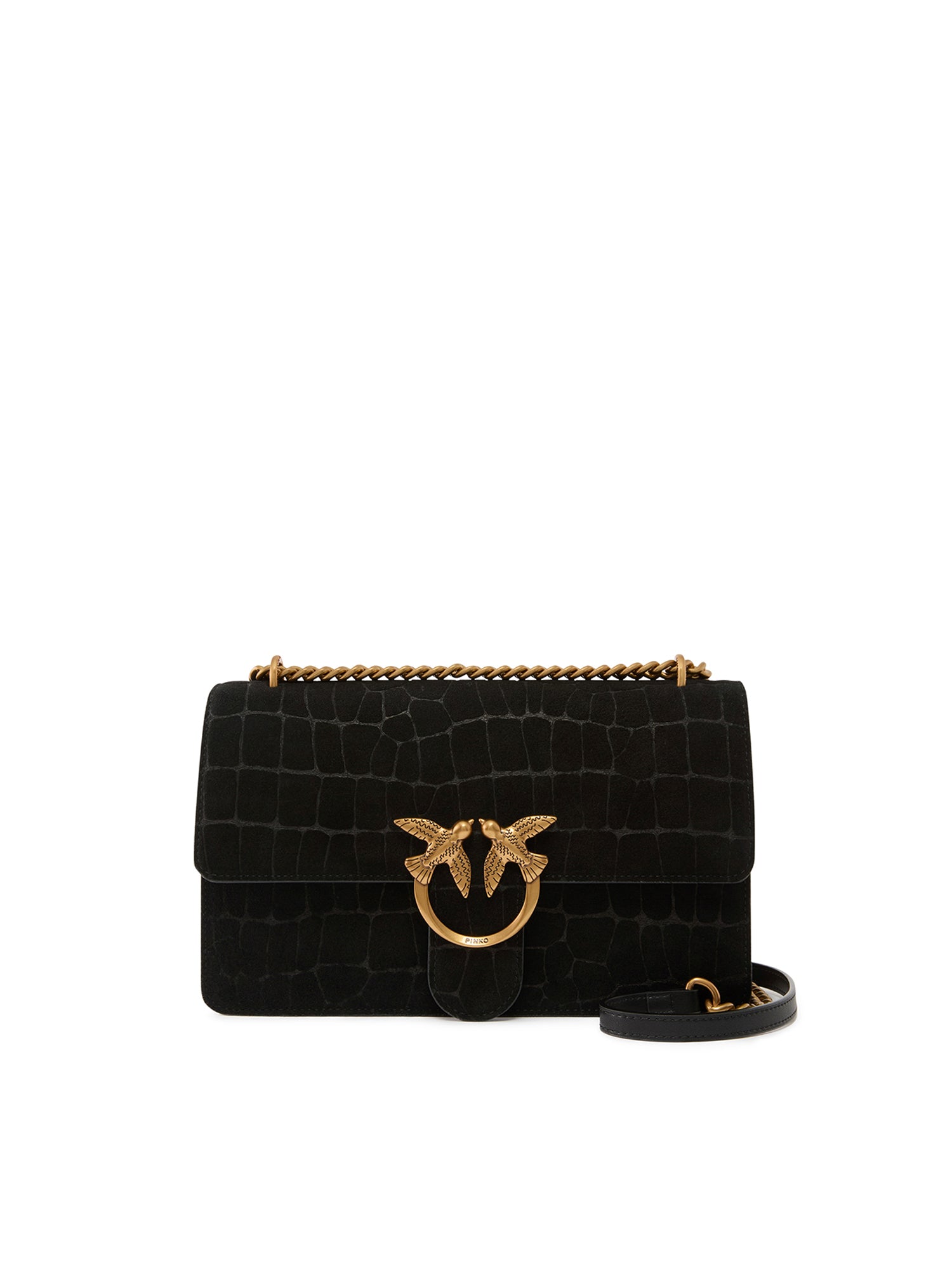 Borsa media a tracolla Love Bag One Chevron 100941 A0GKZ99Q PINKO 