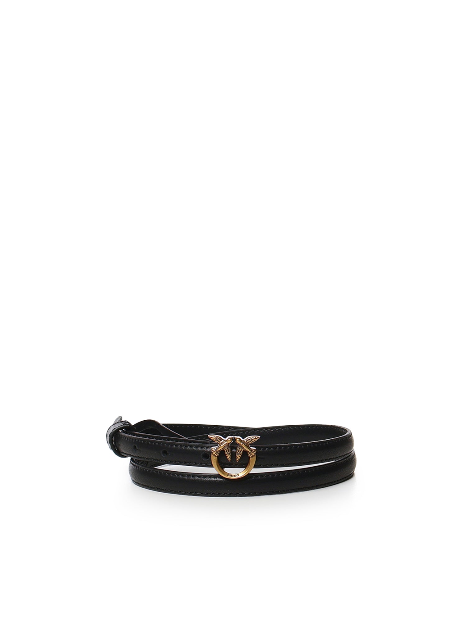 Cintura Love Birds in pelle 102148 A0F1Z99Q PINKO 