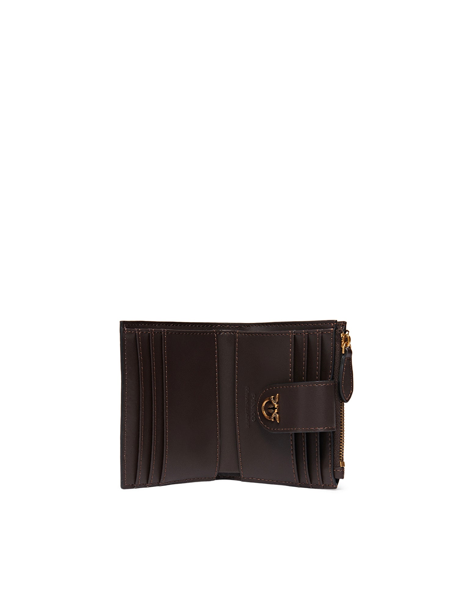 Portafoglio in pelle con logo 103610 A0F1M12Q PINKO 