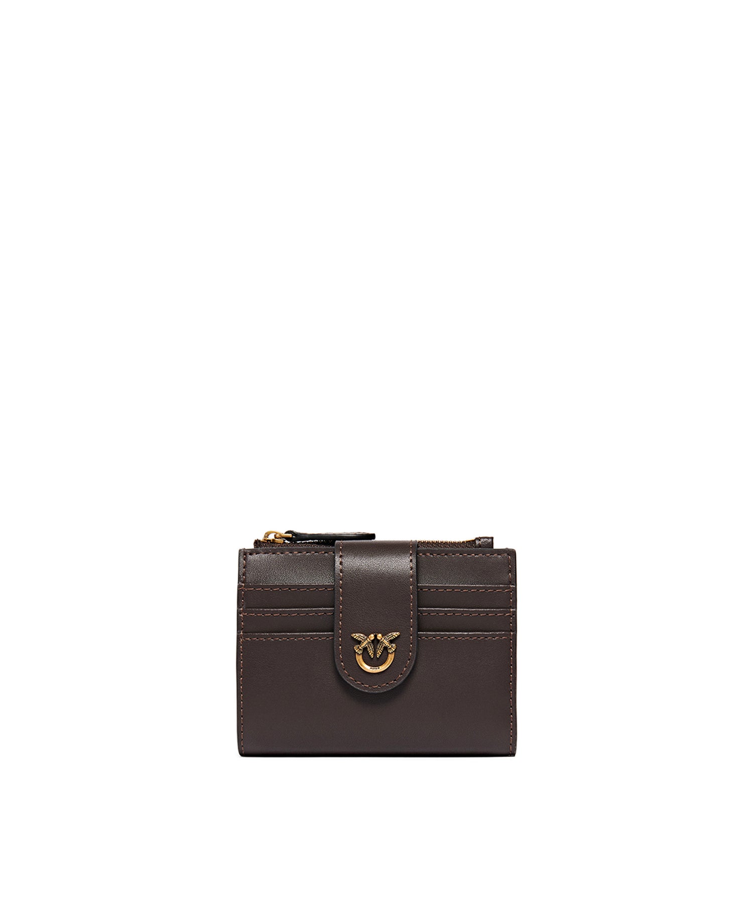 Portafoglio in pelle con logo 103610 A0F1M12Q PINKO 
