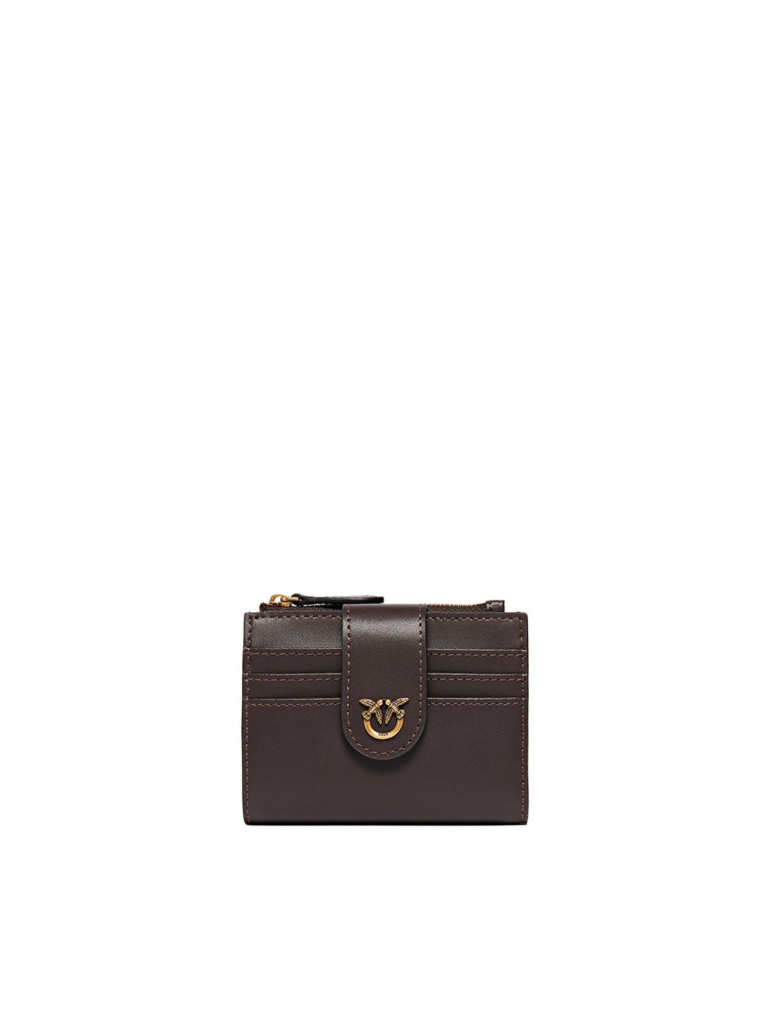 Portafoglio in pelle con logo 103610 A0F1M12Q PINKO 