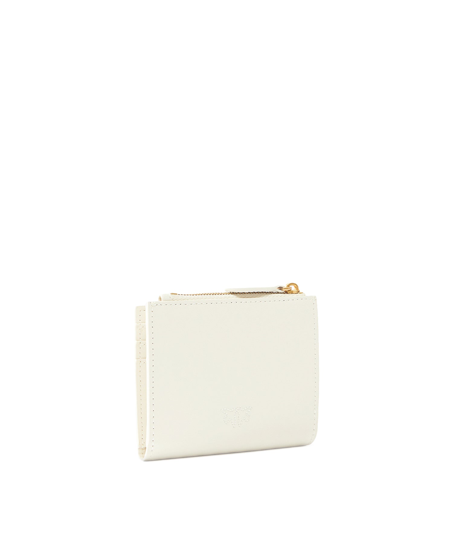Portafoglio piccolo in pelle con logo 103610 A0F1Z14Q PINKO 