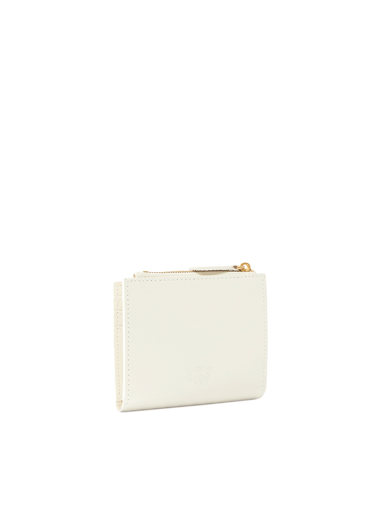 Portafoglio piccolo in pelle con logo 103610 A0F1Z14Q PINKO 