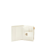 Portafoglio piccolo in pelle con logo 103610 A0F1Z14Q PINKO 
