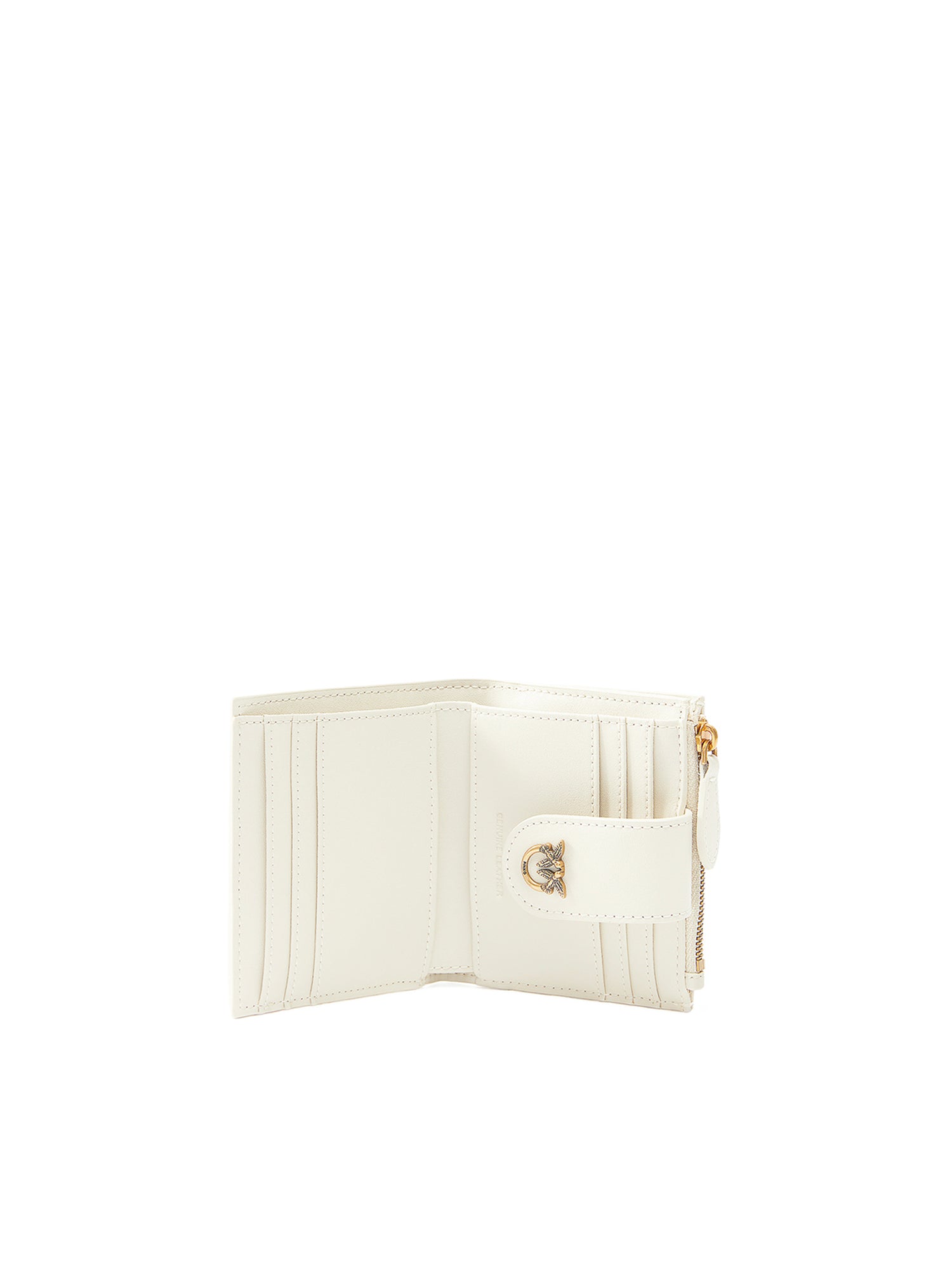 Portafoglio piccolo in pelle con logo 103610 A0F1Z14Q PINKO 