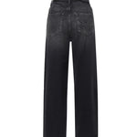 Jeans balloon fit con inserti effetto pelle 103857 A3GWPJ4 PINKO 