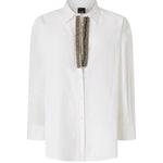Camicia in popeline con applicazioni 104708 A3HRZ04 PINKO 