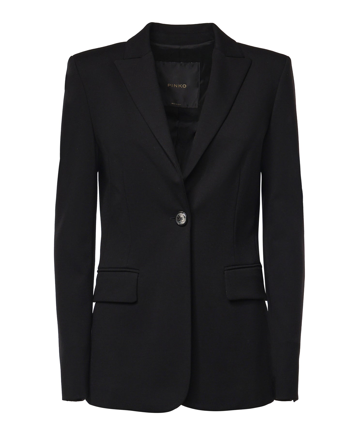 Giacca monopetto in misto viscosa 104903 A3AHZ99 PINKO 