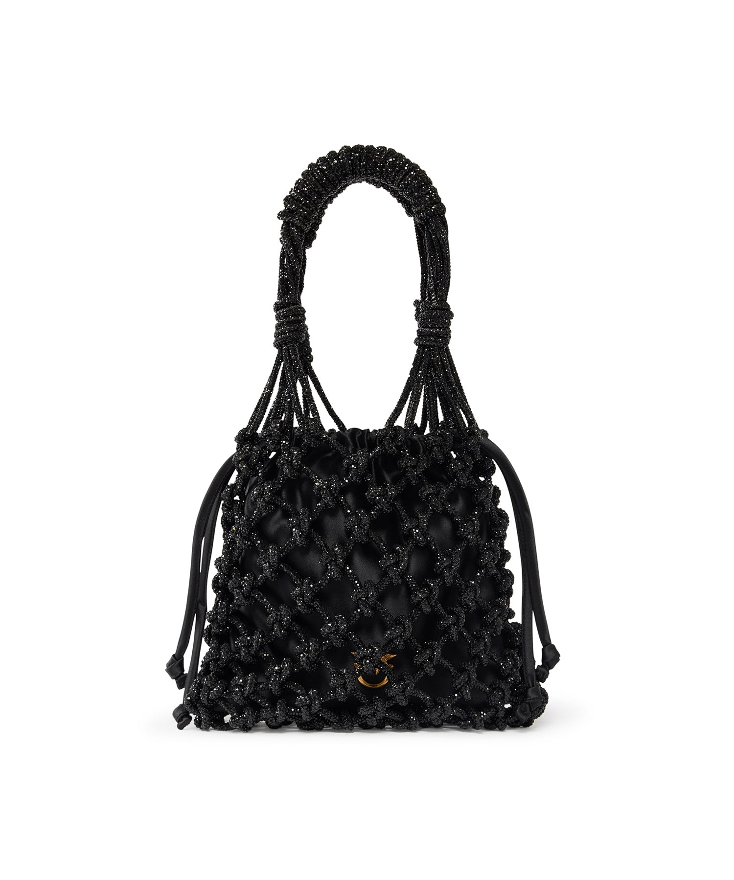 Borsa a spalla piccola con micro strass 105165 A2XKZ99Q PINKO 