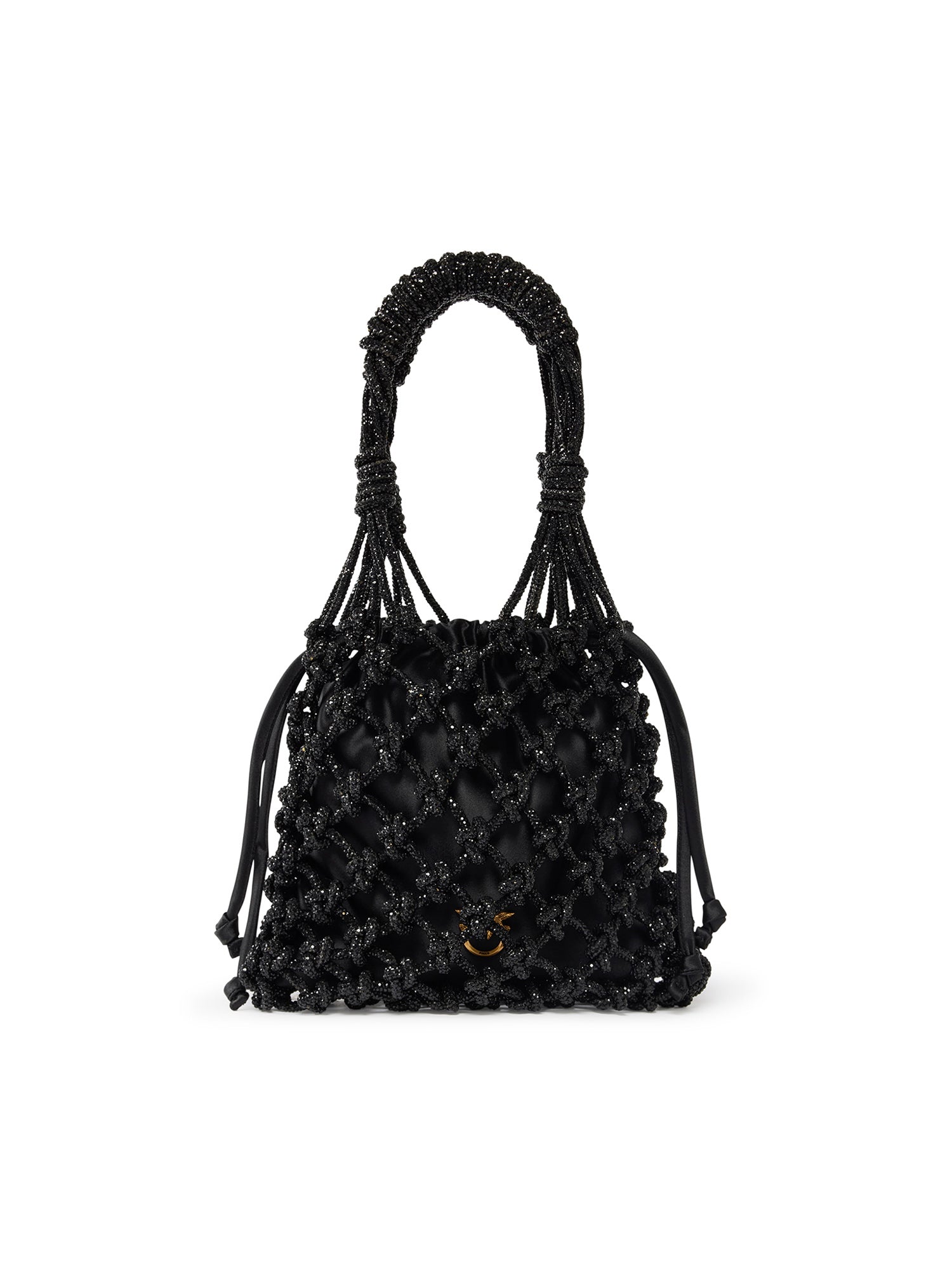 Borsa a spalla piccola con micro strass 105165 A2XKZ99Q PINKO 