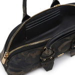 Borsa a mano piccola Escape Bag Horizontal in suede con stampa camouflage 105334 A3LRST3Y PINKO 
