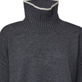 Maglione dolcevita in lana e cashmere 105446 A3G1I76 PINKO 