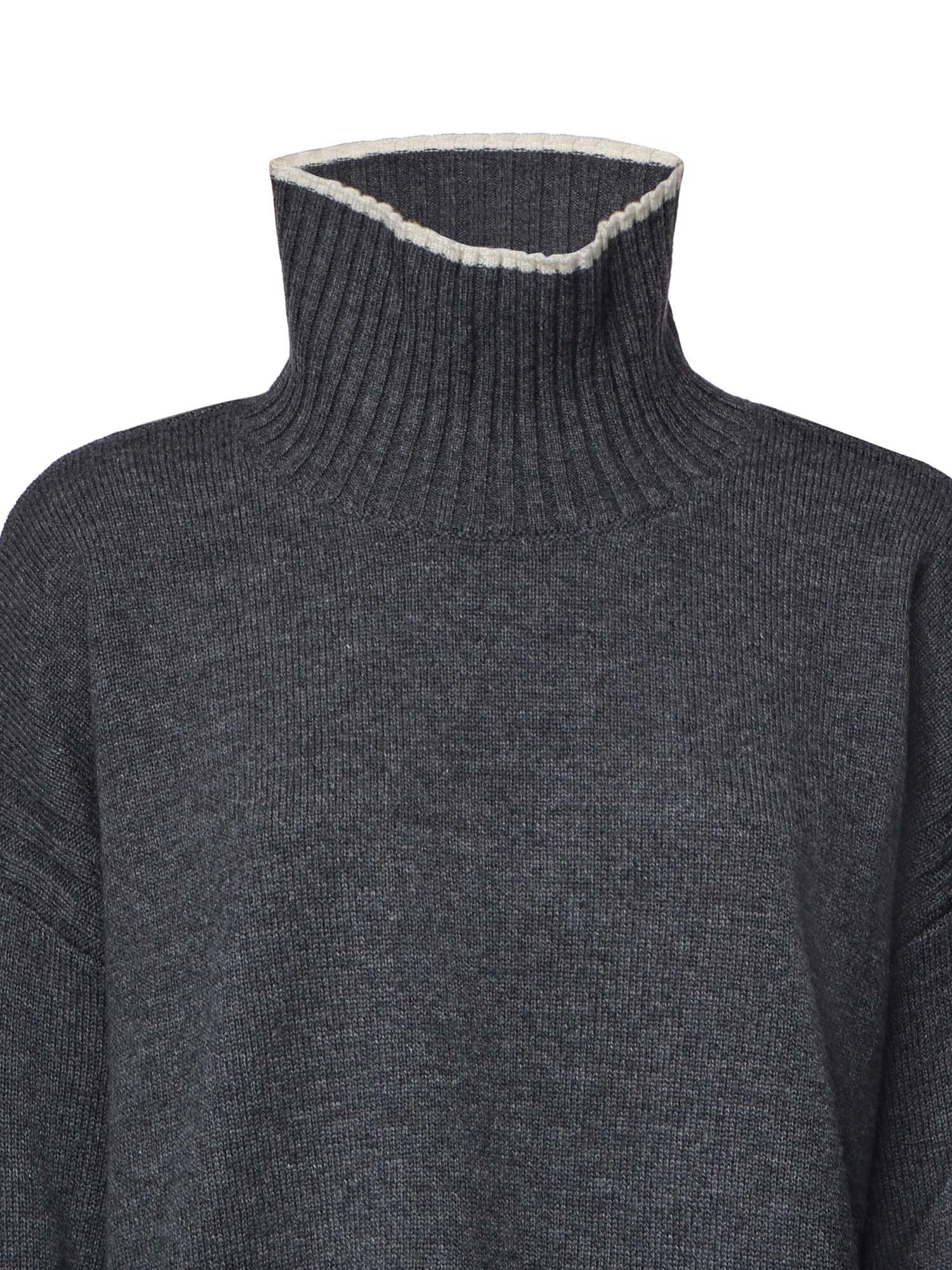 Maglione dolcevita in lana e cashmere 105446 A3G1I76 PINKO 