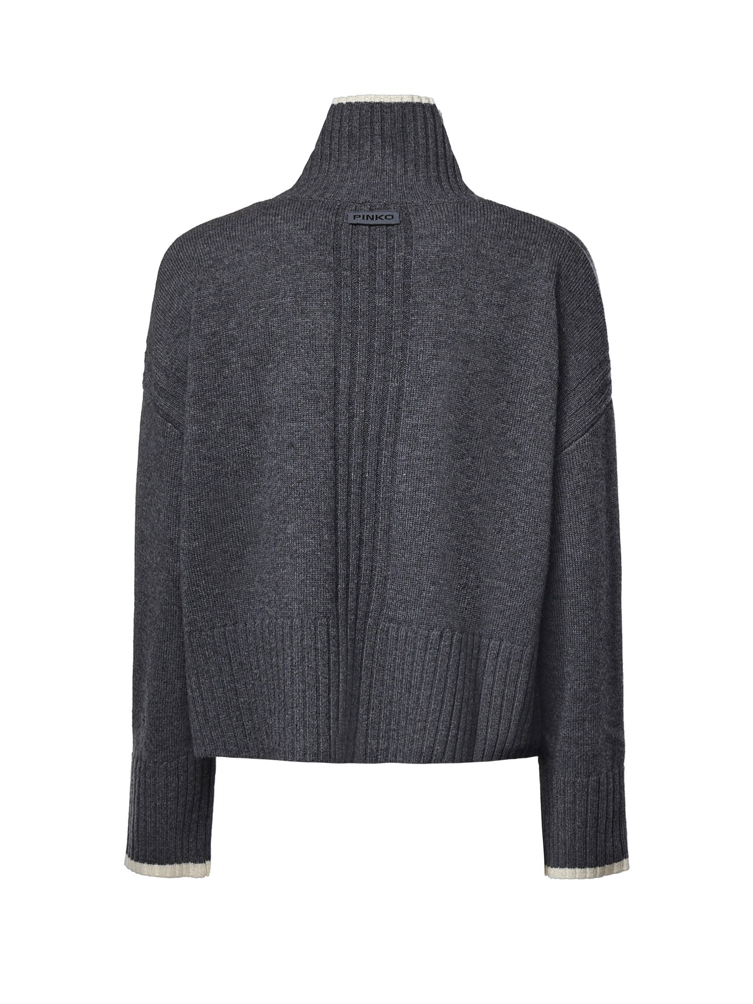 Maglione dolcevita in lana e cashmere 105446 A3G1I76 PINKO 
