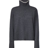 Maglione dolcevita in lana e cashmere 105446 A3G1I76 PINKO 