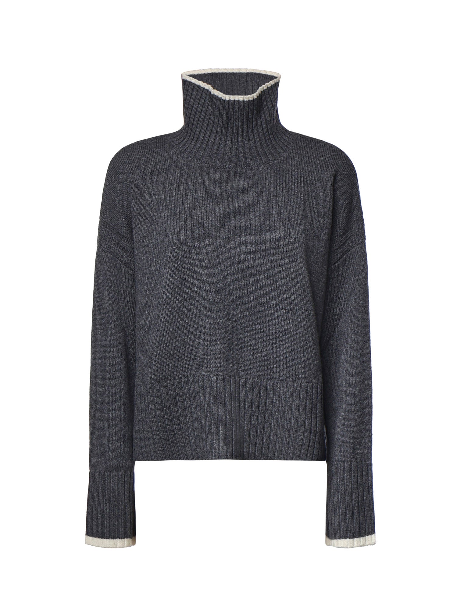 Maglione dolcevita in lana e cashmere 105446 A3G1I76 PINKO 
