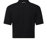 Polo cropped in lana e cashmere 105450 A3G1Z99 PINKO 