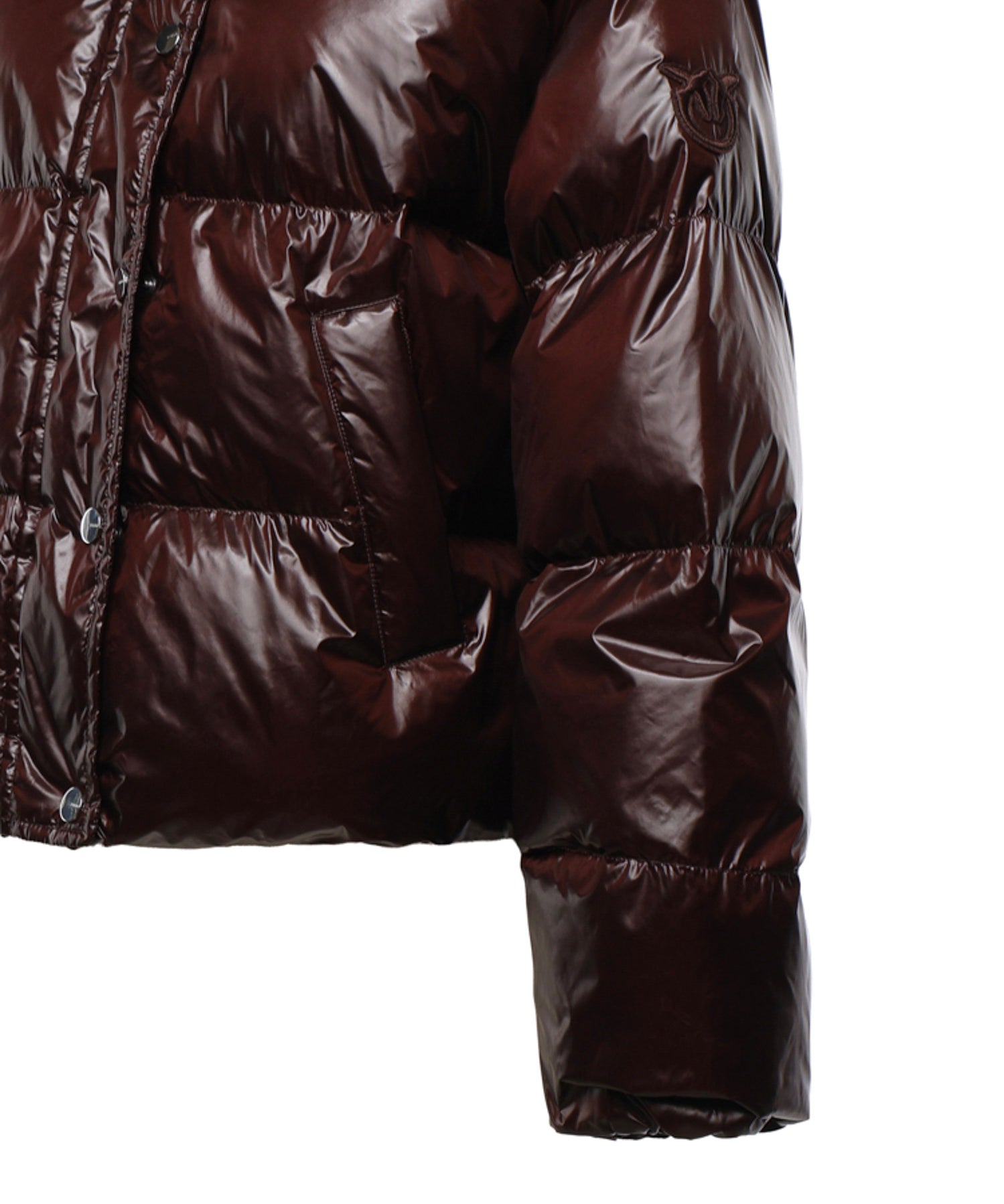 Piumino imbottito in nylon 105656 A3FIL72 PINKO 