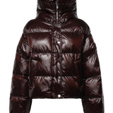 Piumino imbottito in nylon 105656 A3FIL72 PINKO 