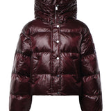 Piumino imbottito in nylon 105656 A3FIRR7 PINKO 