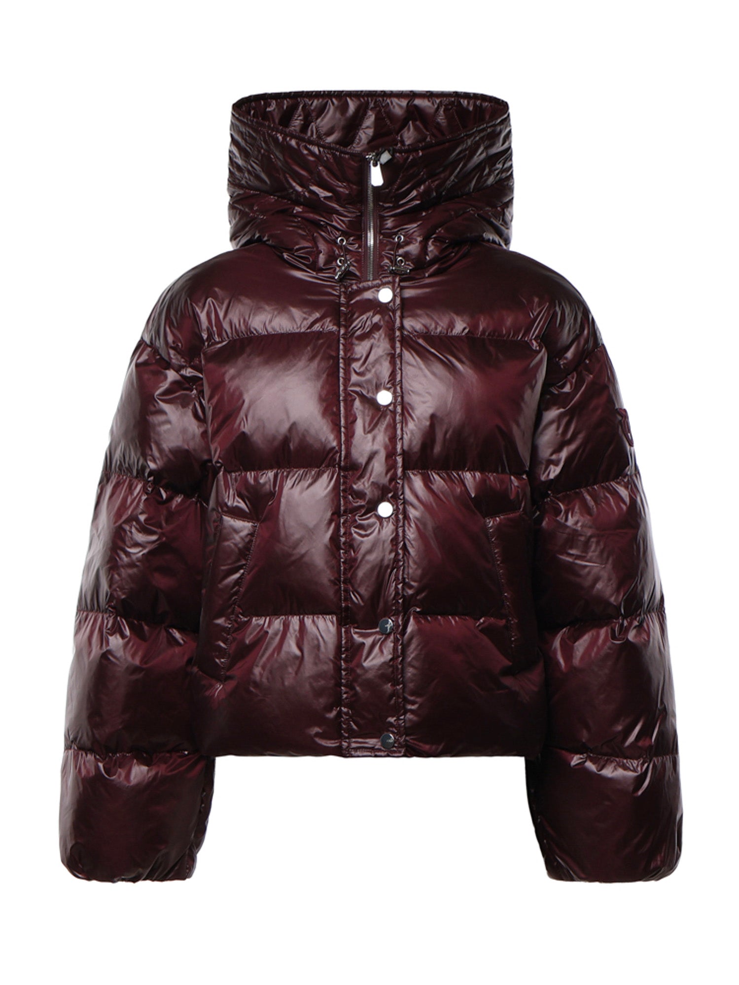 Piumino imbottito in nylon 105656 A3FIRR7 PINKO 