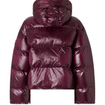 Piumino imbottito in nylon 105656 A3FIRR7 PINKO 