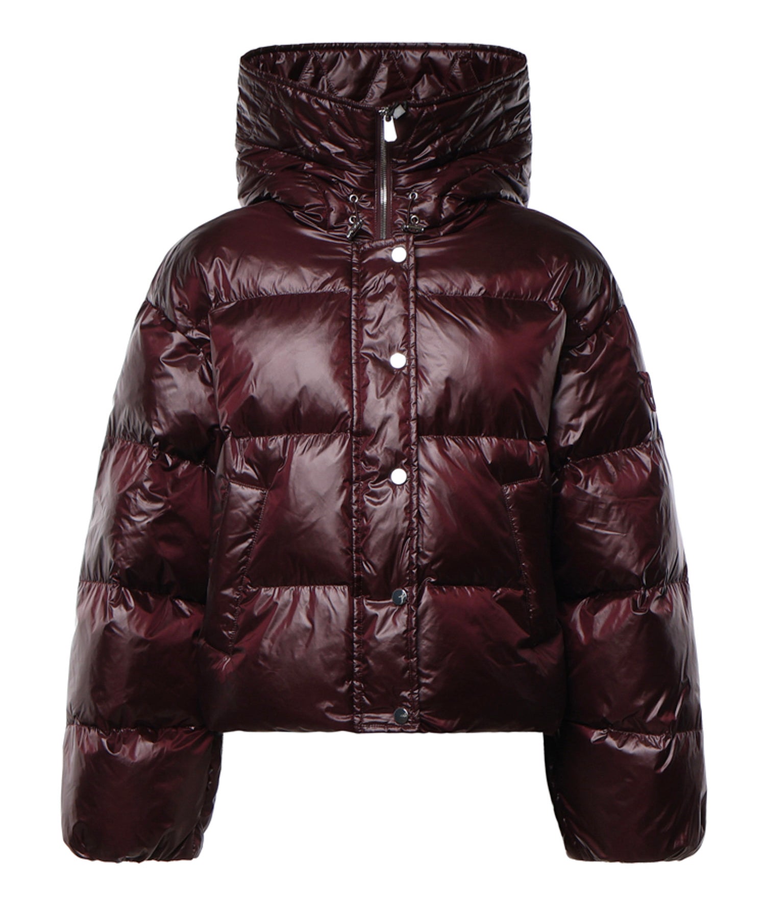 Piumino imbottito in nylon 105656 A3FIRR7 PINKO 