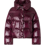 Piumino imbottito in nylon 105656 A3FIRR7 PINKO 