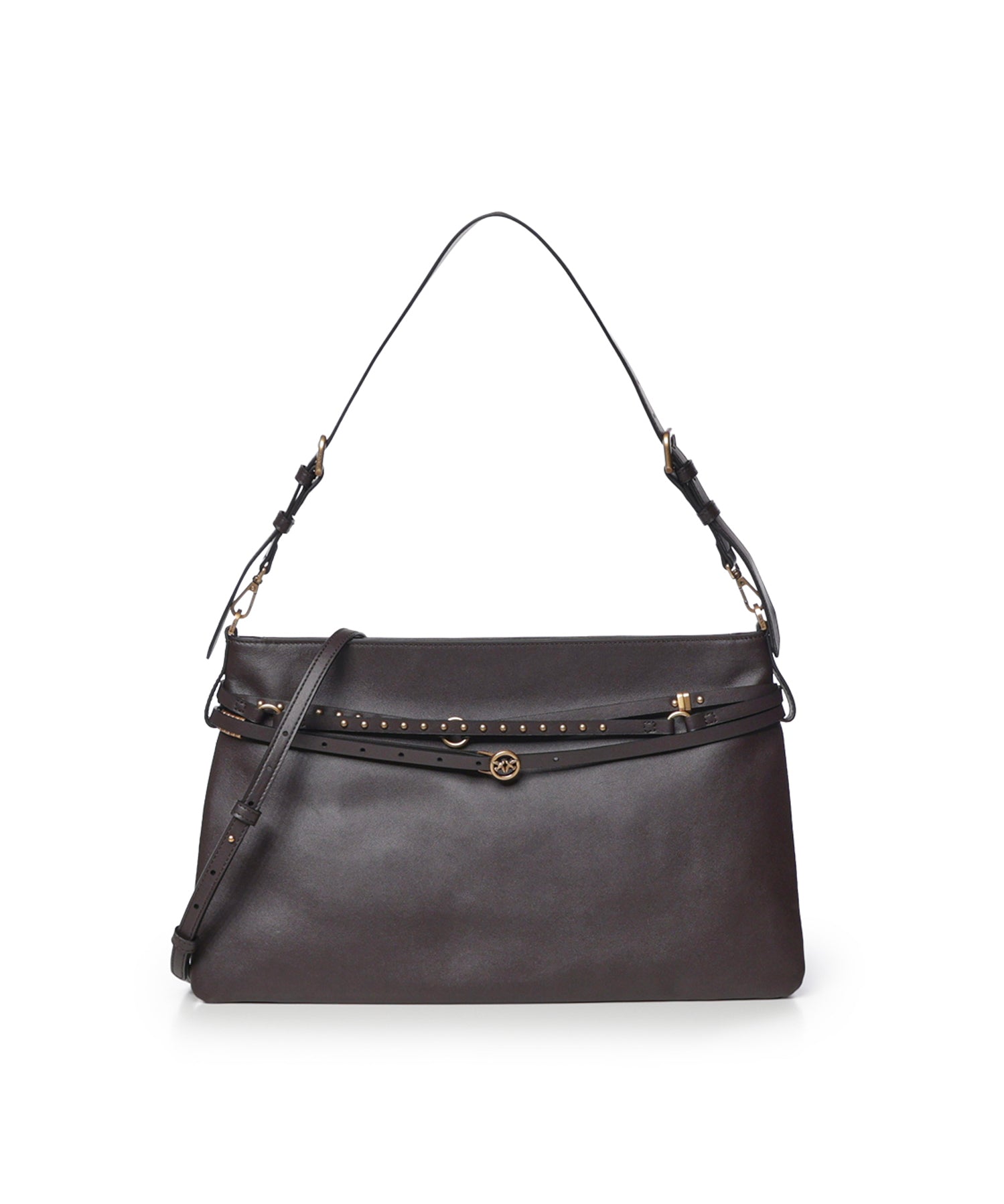 Borsa a spalla grande Belt Bag Big in pelle 105903 A0QOM12Q PINKO 