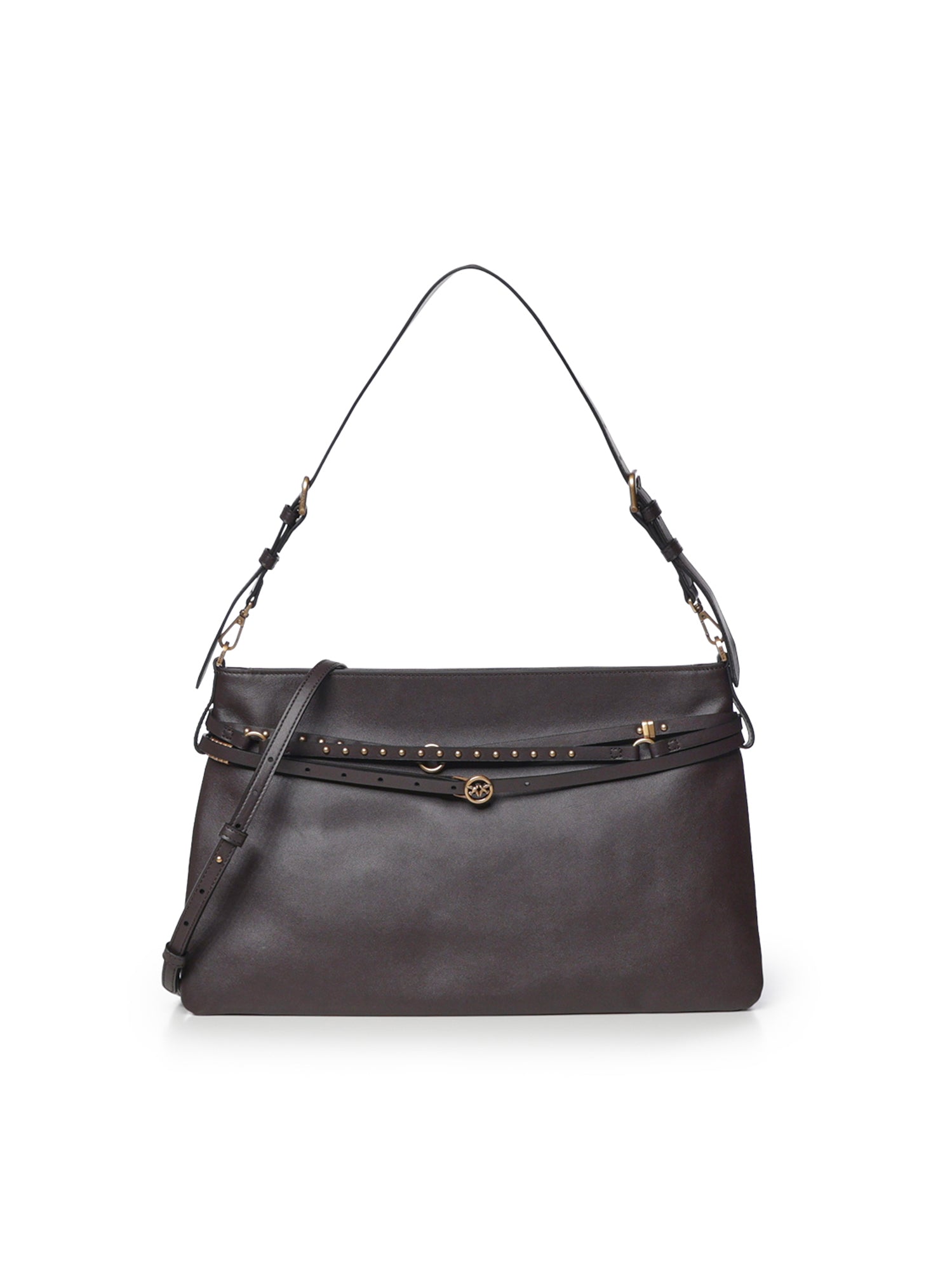 Borsa a spalla grande Belt Bag Big in pelle 105903 A0QOM12Q PINKO 